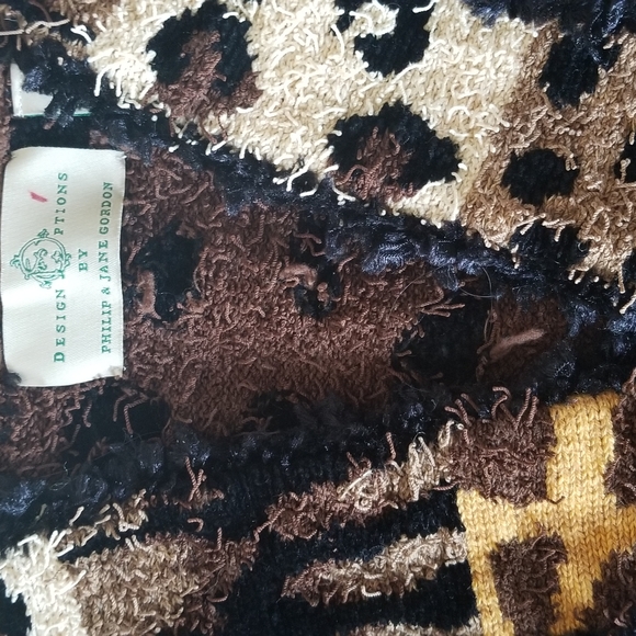 Vintage Animal Print Sweater - Picture 2 of 5